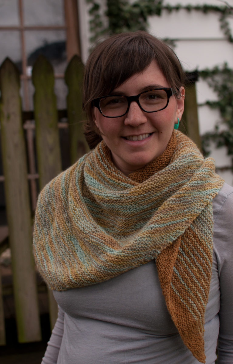 Spring Shawlette | knit the hell out