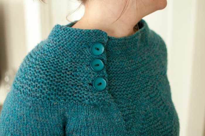 Teal sweater #1 | knit the hell out