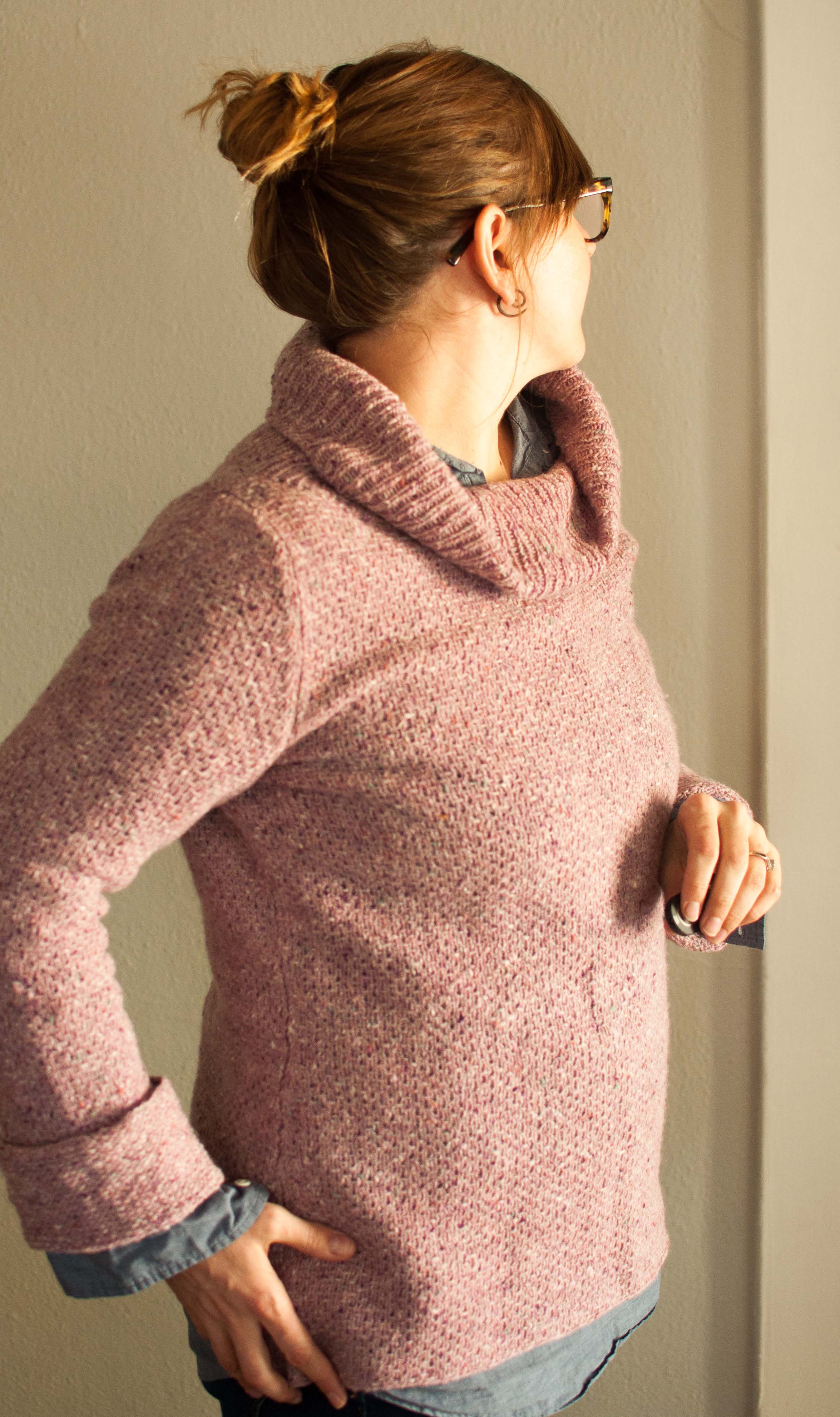 The magically adjustable sweater