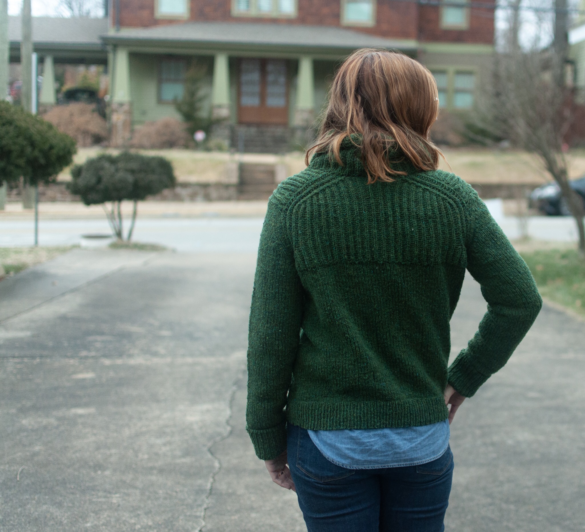 トップス YASHKI 20AW Setsuen Hanten Knit(LIME) YASHKI 20AW Setsuen